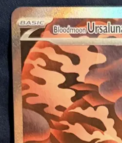 Pokemon TCG Bloodmoon Ursaluna EX Prismatic Evolutions Card 168/131 NM Condition - Image 3