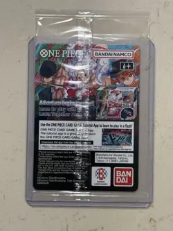 One Piece Monkey D. Luffy Promo Card US Voyage College Basketball- Rutgers game - Image 2