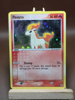HP Ponyta 76/112 FireRed & LeafGreen Energy Holo Card Pokemon TCG - Image 1