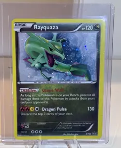 Pokemon TCG Rayquaza XY XY64 Holo Promo Card - Image 1