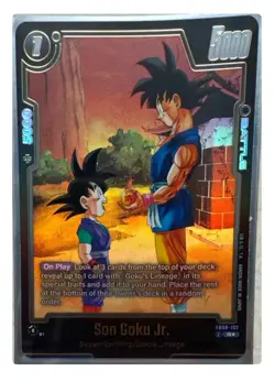 Son Goku Jr. FB08-102 Alternate Art Saiyan's Pride Dragon Ball English Card - Image 1