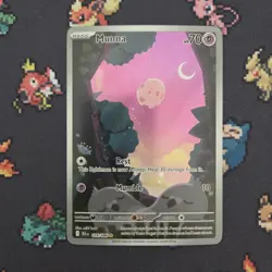 Munna Illustration Rare - 116/086 - Black Bolt - English Pokemon Card NM - Image 1