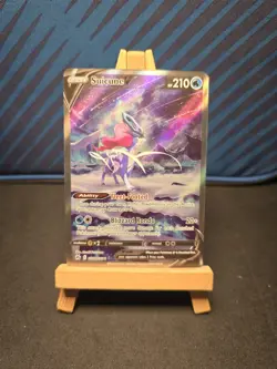 Suicune v Crown Zenith Galarian Gallery Holo Ultra Rare Card GG38 GG70 - Image 1