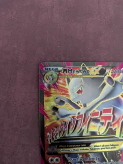 M Mewtwo EX Full Art Holo Card 160/162 Breakthrough NM Condition - Image 2