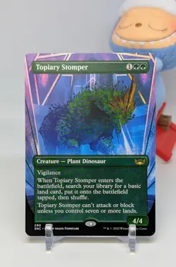 Topiary Stomper (Borderless) ⭐NM⭐ Streets of New Capenna Magic The Gathering 290 - Image 1