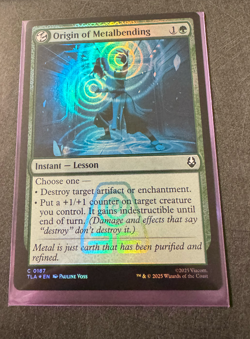 Origin of Metalbending Foil Avatar: The Last Airbender 187 C NM MTG - Image 1