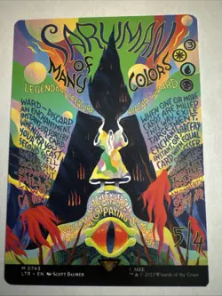 Saruman of Many Colors (Borderless Poster) - MTG: The Lord of the Rings - Image 1