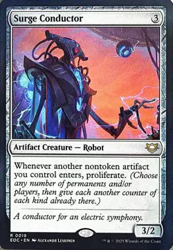 Surge Conductor Non- Foil R Commander: Edge of Eternities 19 NM - Image 1