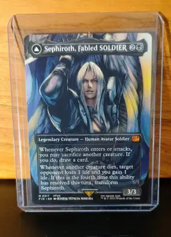 Magic: The Gathering Final Fantasy Sephiroth, Fabled SOLDIER Non-foil Borderless - Image 1