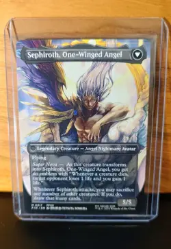 Magic: The Gathering Final Fantasy Sephiroth, Fabled SOLDIER Non-foil Borderless - Image 2