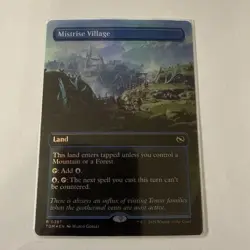 Mtg. Mistrise Village. Foil Borderless. Tarkir: Dragonstorm. CEDH Staple - Image 1
