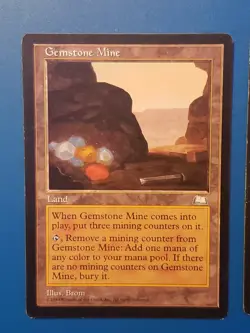 MTG Gemstone Mine ×1 Weatherlight Regular Uncommon - Image 4