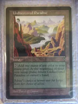 x4 MTG Undiscovered Paradise 1996 Visions x4 Near Mint - Image 2