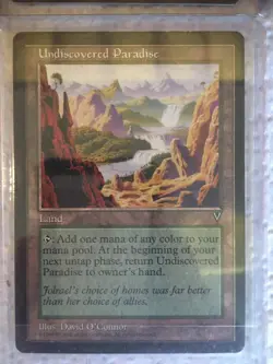 x4 MTG Undiscovered Paradise 1996 Visions x4 Near Mint - Image 4
