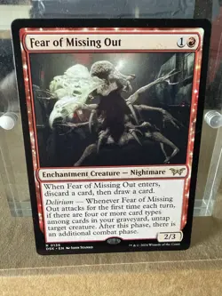 MTG Fear Of Missing Out Duskmourn - Image 1