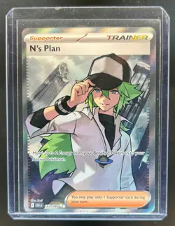 2025 Pokemon SV Black Bolt N's Plan Ultra Rare #163/086 - Image 1