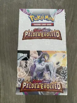Pokemon TCG Paldea Evolved Half Booster Box Brand New Sealed (18 Packs) - Image 1