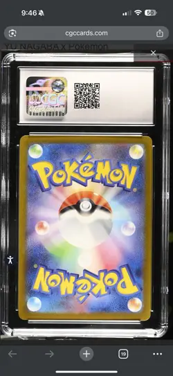 CGC 10 GEM MINT Japanese Pokemon 2023 Eevee 062/SV-P YU NAGABA PROMO - Image 2