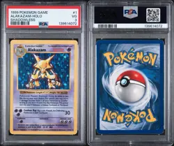 1999 POKEMON GAME 1 ALAKAZAM-HOLO SHADOWLESS - PSA 3 - Image 3