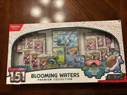 Pokemon Scarlet & Violet 151 Blooming Waters Premium Collection Box Sealed - Image 1