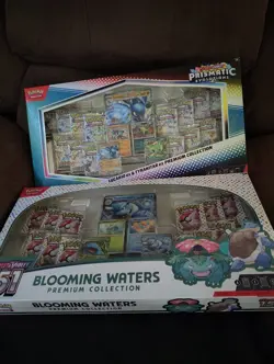 Pokemon Premium Collections Blooming Waters And Lucario ex & Tyranitar ex Sealed - Image 1