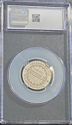 Weepongbell 1998 Meiji Pokemon Battle Coin Ser 1-SP40 Japaneae CGC GM 10 - Image 4