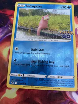 Pokemon GO TCG - 019/078 Slowpoke Reverse Holo - M/NM - Image 1