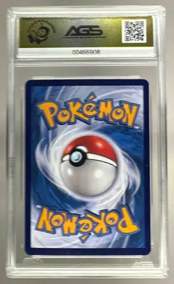 Vaporeon 2025 Chinese Pokemon Gem Vol.2 #0202 Water Energy Holo AGS 10 - Image 2