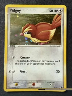 Pidgey 73/112 Reverse Holo Pokemon Fire Red & Leaf Green Holo LP - Image 1