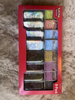 Pokemon TCG Prismatic Evolution 8-Pack Mini Tins BRAND NEW SEALED Costco Promo - Image 1