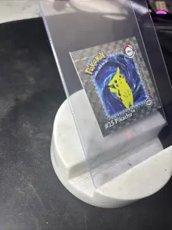 1999 PIKACHU ACTION FLIPZ HOLO STICKER POKEMON 1st edition SR01 MINT - Image 4