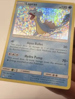Pokemon TCG Lapras 5/12 McDonalds Promos Shattered Glass Holo pokemon - Image 2