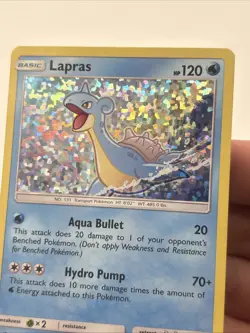 Pokemon TCG Lapras 5/12 McDonalds Promos Shattered Glass Holo pokemon - Image 3