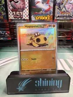 Hippopotas Prismatic Evolutions EXTREME Pokemon Pokeball Texture Shift Error - Image 1