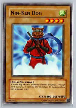 1996 Yu-Gi-OH! Nin-Ken Dog DCR-002 - Image 1