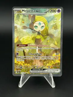 Pokemon TCG Meloetta EX Full Art Sir Black Bolt Card 167/086 Mint Condition - Image 1