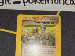 Town Volunteers Uncommon Trainer Card Aquapolis 136/147 NM - Image 2