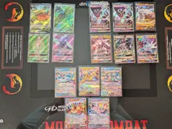 Pokemon 15 Cards Lot Charizard Promo Secret GX Prismatic Near Mint - Image 1