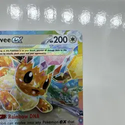 Eevee Ex 075/131 Pokemon Card TCG Prismatic Evolutions Double Rare Holo NM - Image 4