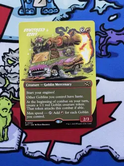 Howlsquad Heavy x1 Mtg Borderless Rude Rider Aetherdrift - Image 1