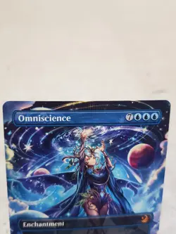 Omniscience - Anime Borderless Near Mint, English Wilds of Eldraine Extras NM - Image 2
