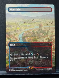 Fiery Islet (Borderless); Universes Beyond: Assassin's Creed - Image 1