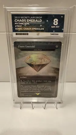 Chaos Emerald Lotus Petal - White (7037) Secret Lair Drop Foil MTG Card ACE 8 - Image 1
