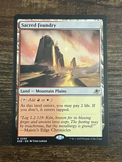 Sacred Foundry - Edge of Eternities (EOE) - EN R 0256 - Image 1
