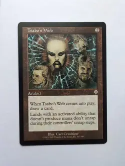 MTG Tsabo's Web (INV) Invasion Regular Rare 317/350 - Image 1