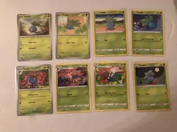 Lot of 8 Oddish and Gloom Pokemon Cards - Image 1