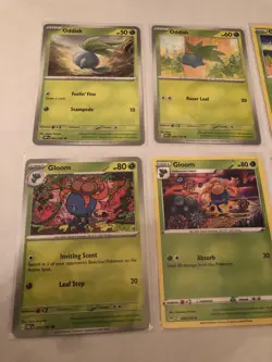 Lot of 8 Oddish and Gloom Pokemon Cards - Image 2