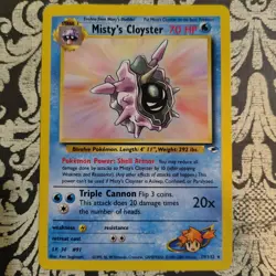 Pokemon Misty's Cloyster 29/132 Gym Heroes Non-Holo Rare 2000 WOTC NM Vintage - Image 1