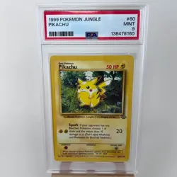 1999 Pokemon Jungle Unlimited Pikachu #60 PSA 9 MINT - Image 1