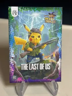 The Last Of Us (Pikachu) #32 Laser Holo Electric Pikachu Cosplay Pokemon ZL13 - Image 1